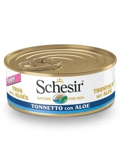 Schesir Tonnetto Con Aloe Cibo Umido Cani Cuccioli Lattina 150 g