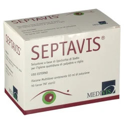 Septavis 50ml + 50 Garze In Tessuto Non Tessuto Sterilii