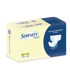 Serenity Pannolone Mutanda Classic Extra Sottile Tg S 30 Pezzi