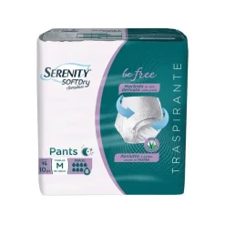 Serenity Pants Be Free Mutandina Per Incontinenza Taglia M Assorbenza Maxi 10 Pezzi