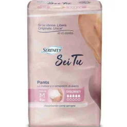 Serenity Pants Sei Tu Descreet Pannolone A Mutandina Taglia Medium 9 Pezzi