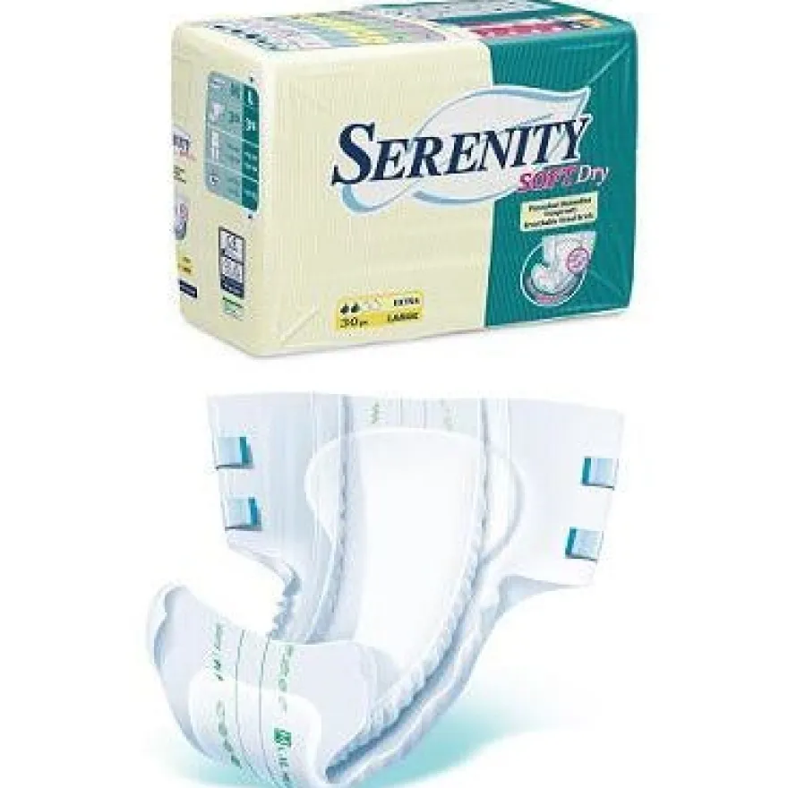Serenity Softdry Pannolone Incontinenza Maxi Taglia Large 15 Pezzi