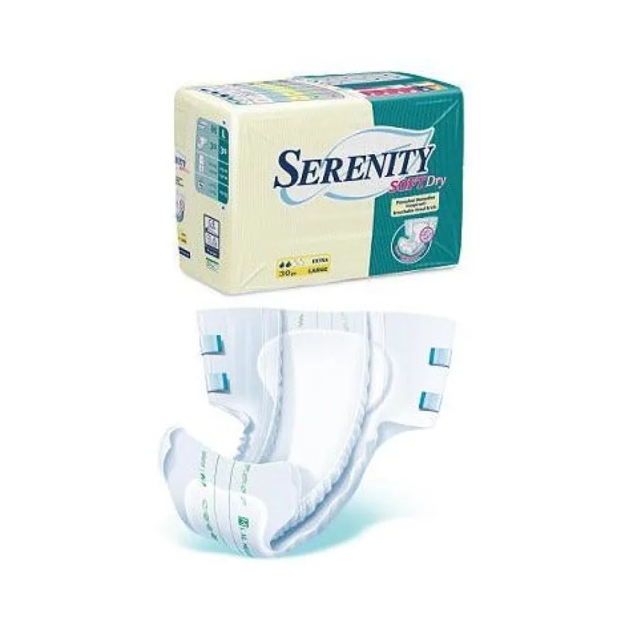 Serenity Softdry Pannolone Incontinenza Maxi Taglia Media 15 Pezzi