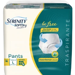 Serenity Soft Dry Sensitive Pants Extra Taglia L 14 Pezzi