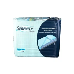 Serenity Traversa Assorbente Salvamaterasso Monouso Classic 60x90cm 30 Pezzi