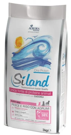 Siland Cane Puppy Mini < 10Kg Crocchette Pesce 3Kg