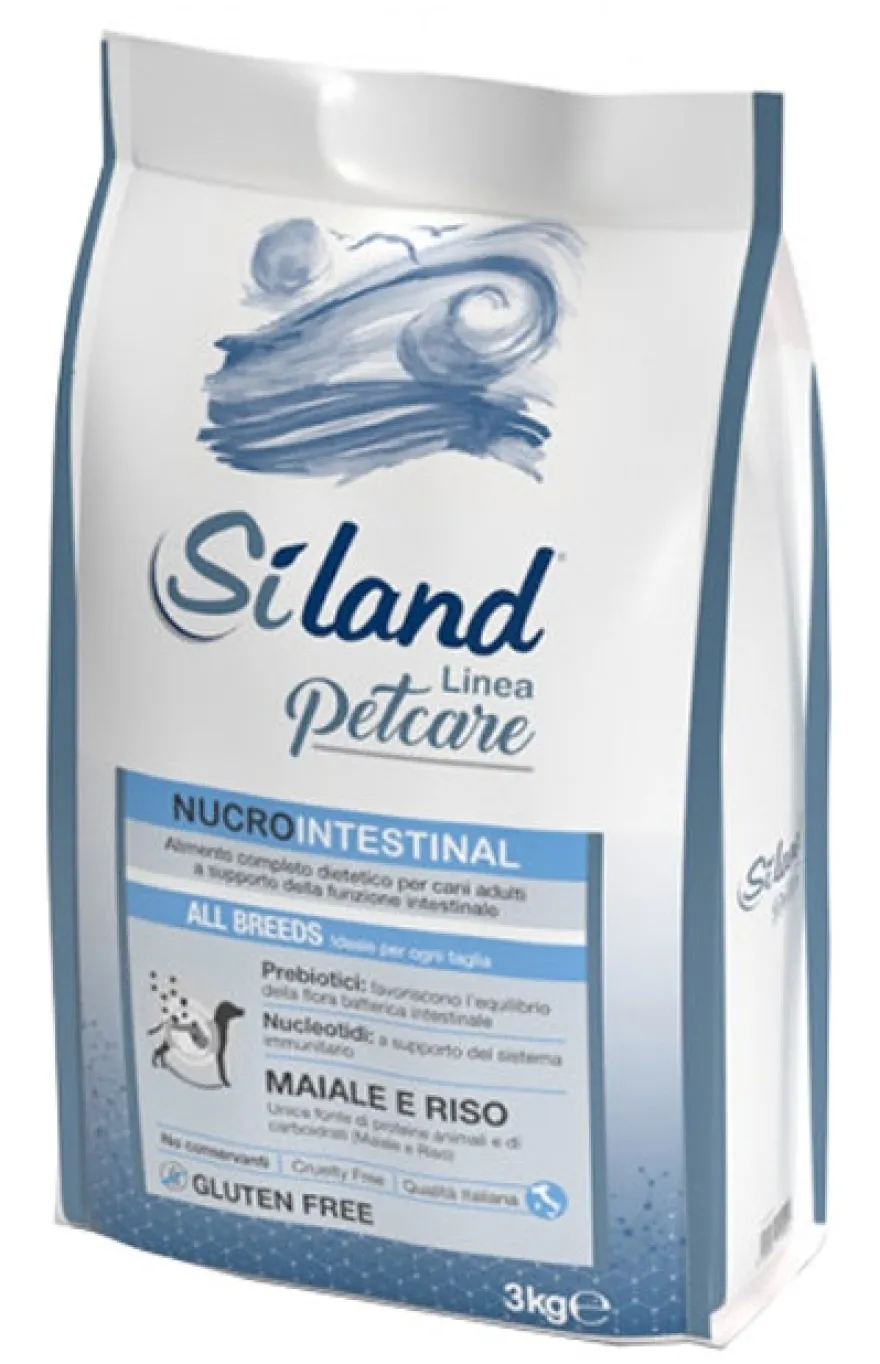 Siland Nucrointestinal Gusto Maiale E Riso Cibo Secco Cani Adulti Sacco 3kg