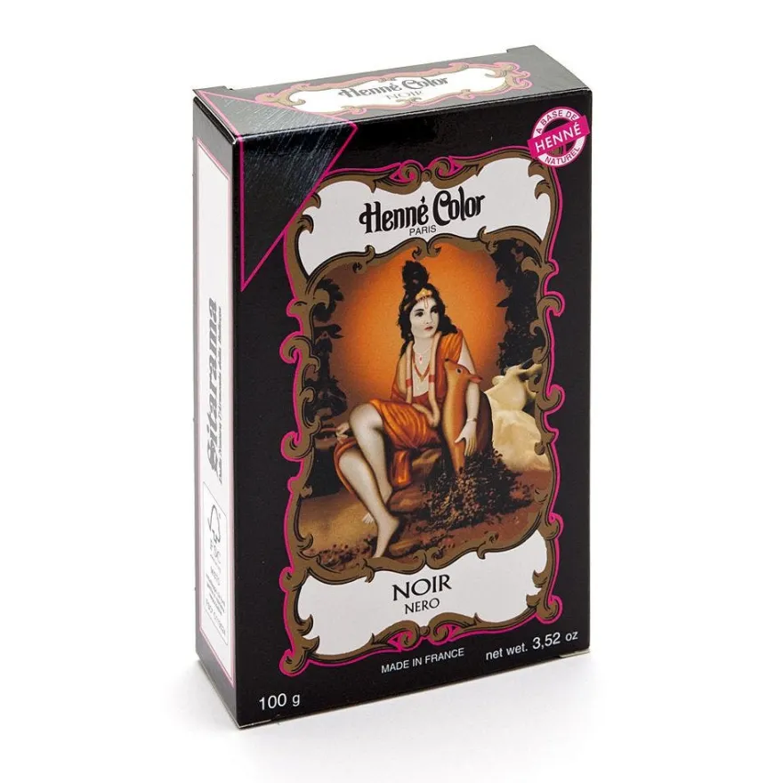 Sitarama Hennè Nero Polvere Vegetale Colorante Riflessante 100g