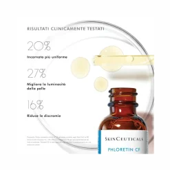 SkinCeuticals Phloretin CF Siero Antiossidante per Pelli Iperpigmentate con 10% di Vitamina C Pura 30ml