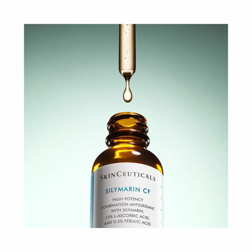 SkinCeuticals Silymarin CF Siero Antiossidante con Vitamina C Pura Ideale per Pelli Grasse 30ml