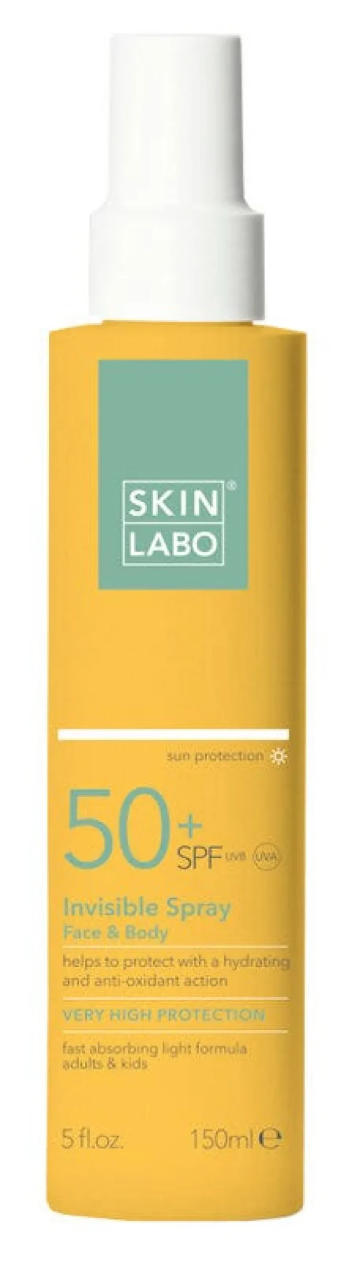 Skinlabo Spray Solare Invisibile Viso E Corpo 150ml SPF50+