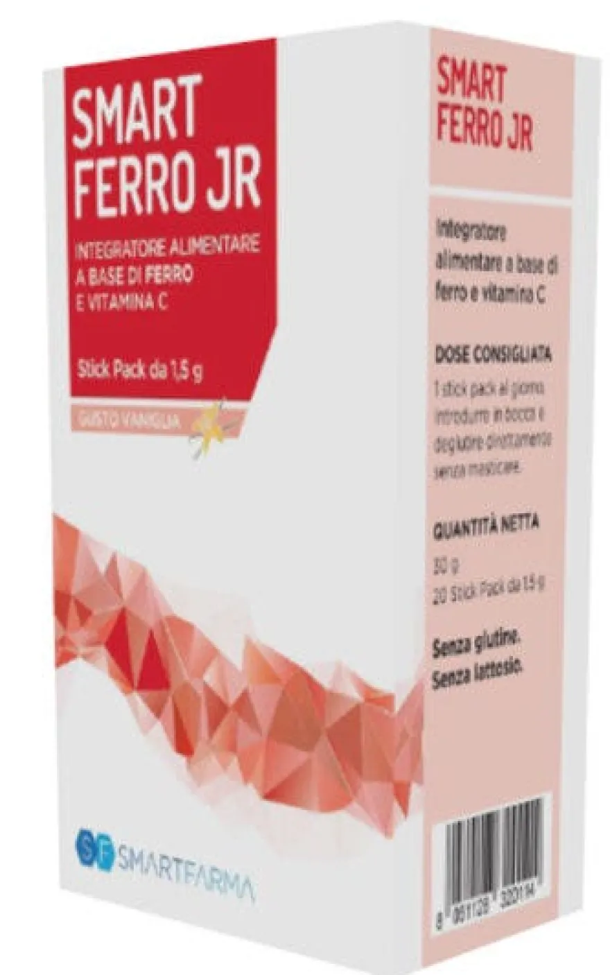 Smart Ferro Junior 20 Stick Pack Gusto Vaniglia