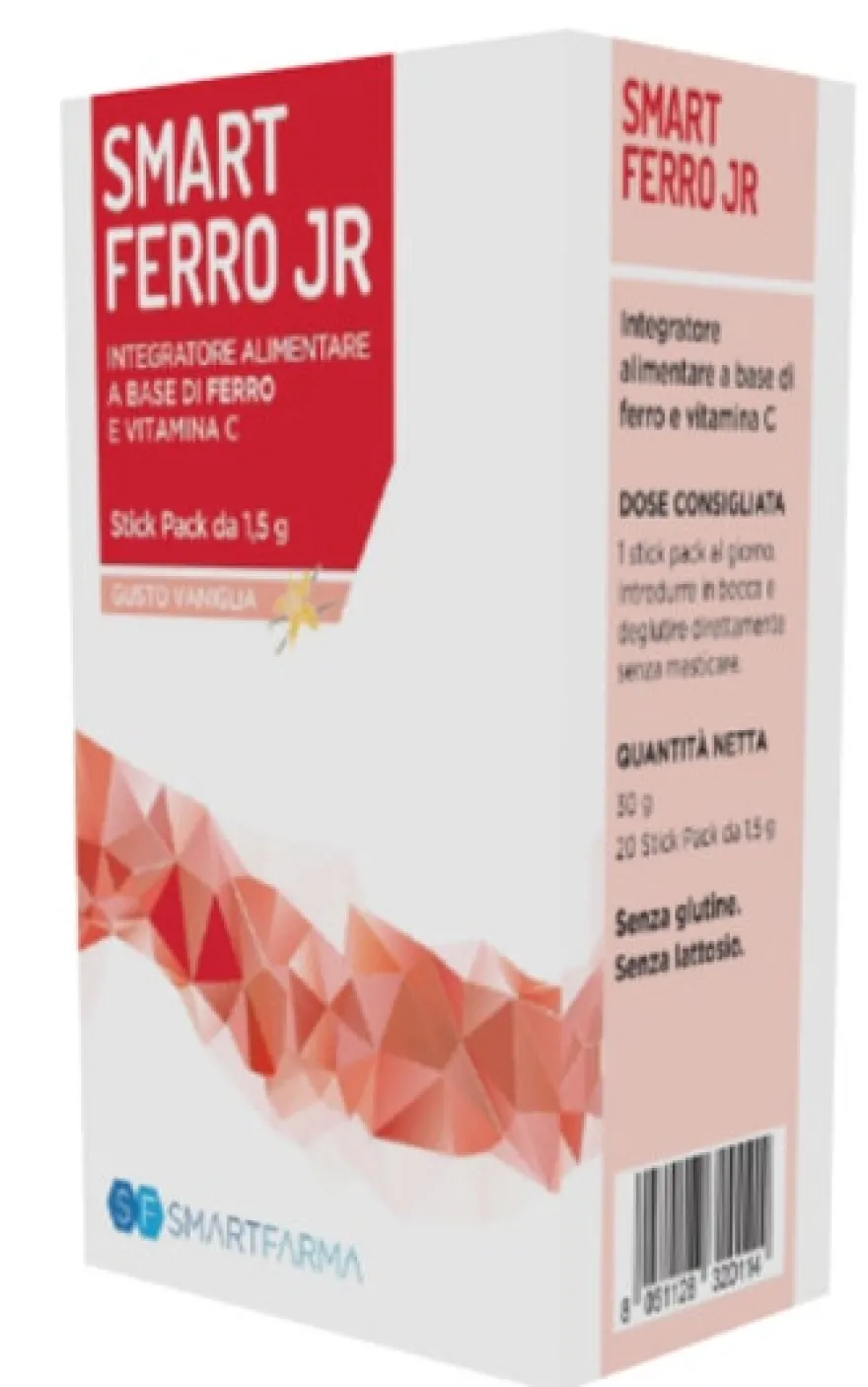 Smart Ferro Junior 20 Stick Pack Gusto Vaniglia