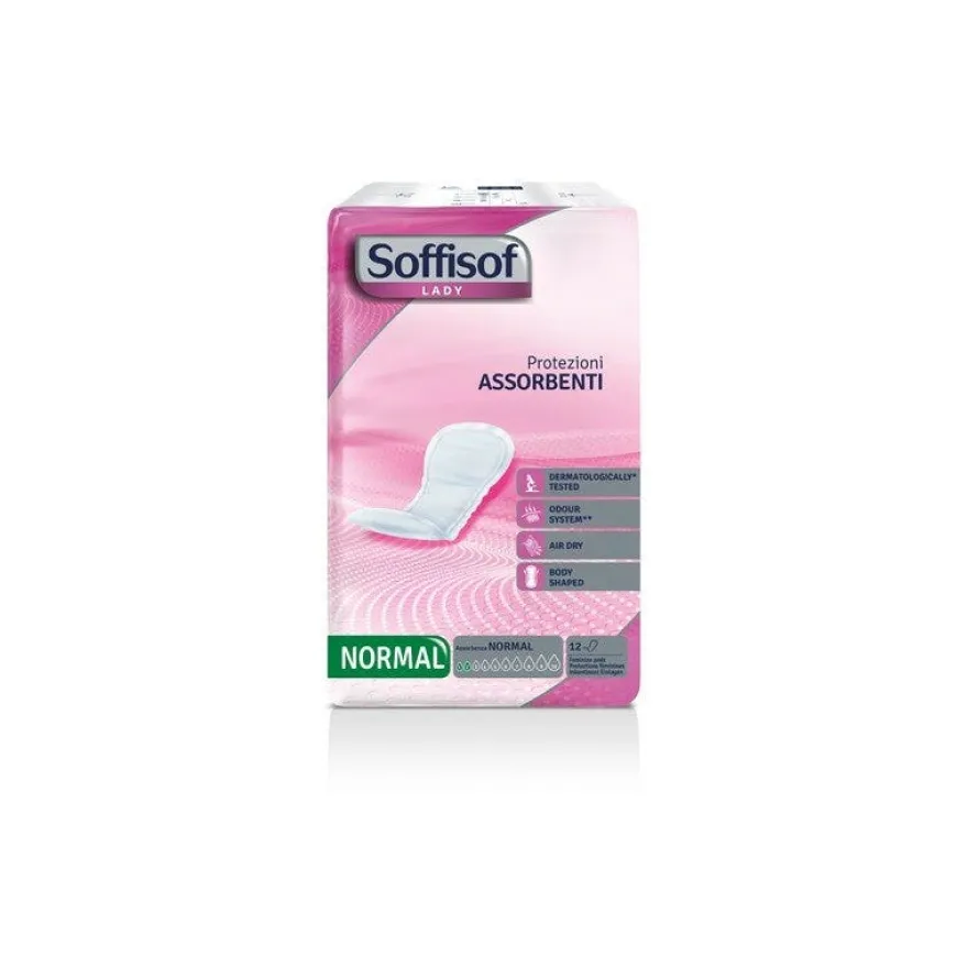 Soffisof Air Dry Normal Protezioni Femminili Per Piccole Perdite 12 Pezzi