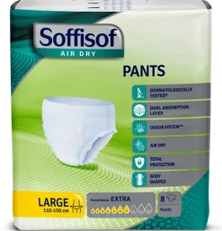 Soffisof Air Dry Pants Extra Taglia Large 8 Pezzi