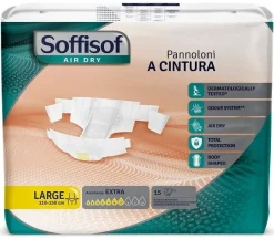 Soffisof Classic Extra Pannolone A Cintura Taglia L 15 Pezzi
