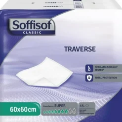 Soffisof Classic Traversa Per Incontinenza 60x60cm 15 Pezzi