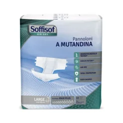 Soffisof Pannoloni A Mutandina Air Dry Maxi Plus Taglia L 15 Pezzi