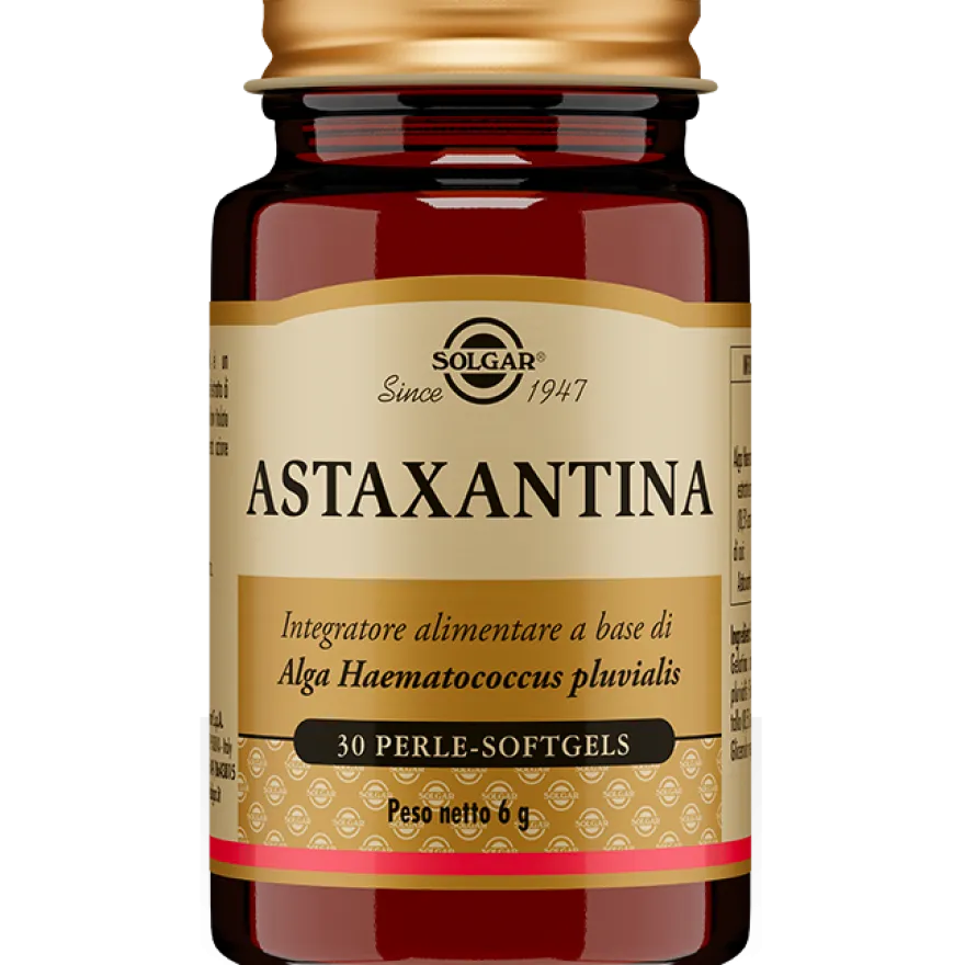 Solgar Astaxantina 30 Perle - Antiossidante Naturale Potente