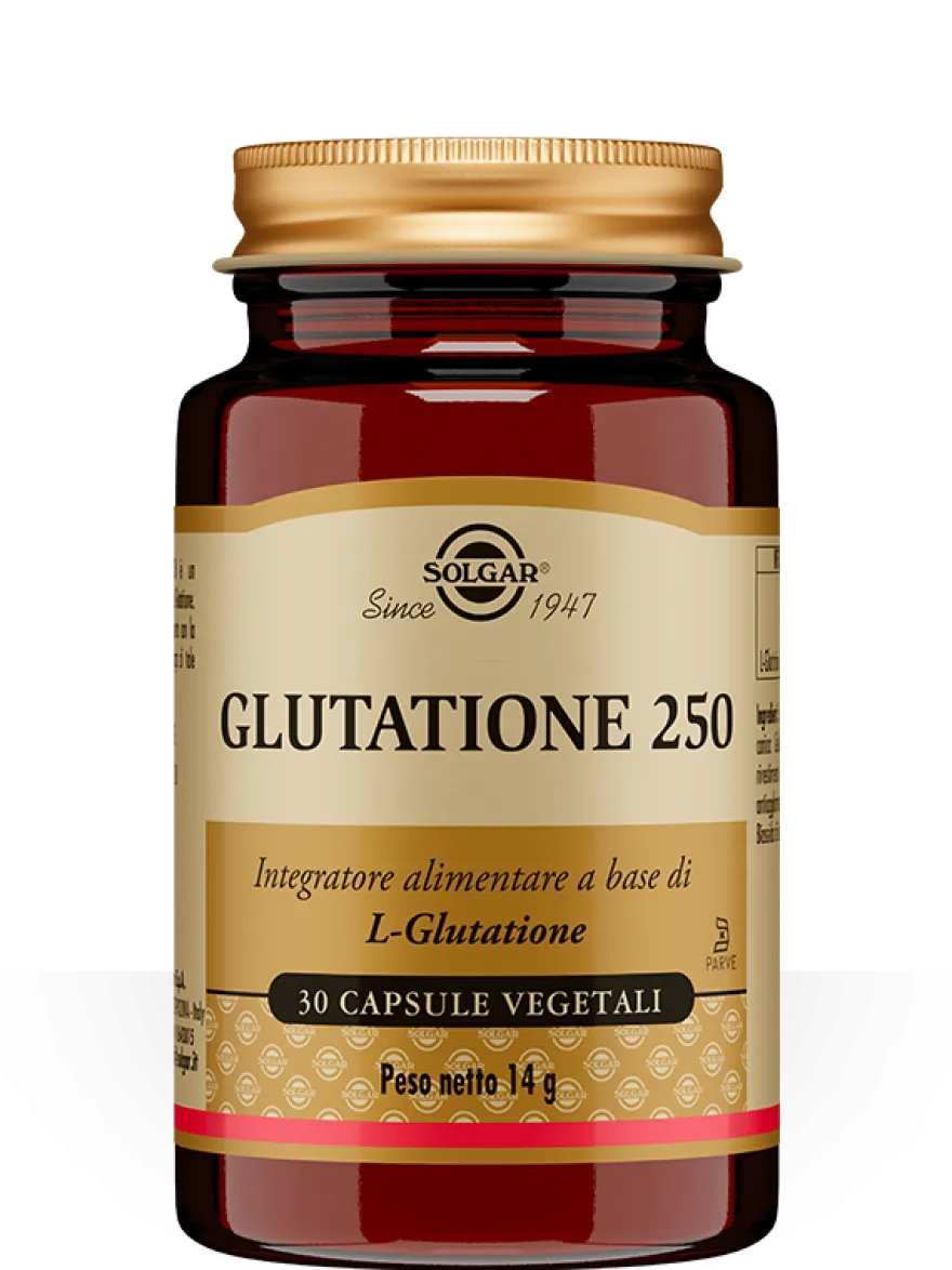 Solgar Glutatione 250 - 30 Capsule Vegetali Antiossidanti