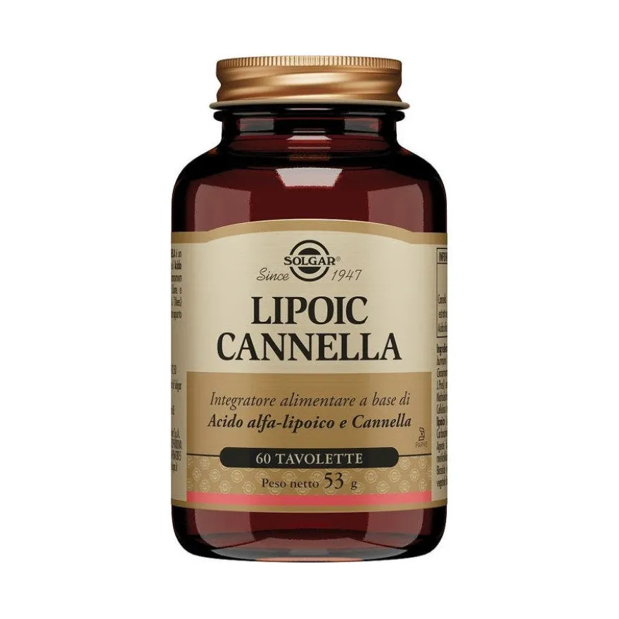 Solgar Lipoic Cannella 60 Tavolette