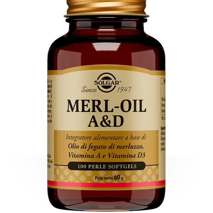 Solgar Merl Oil A&D 100 Perle Softgel