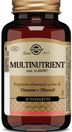 Solgar Multinutrient 30 Tavolette