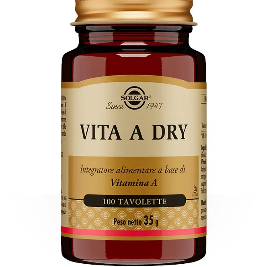 Solgar Vita A Dry 100 Tavolette