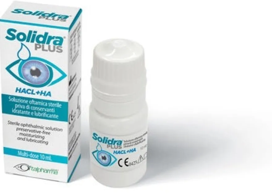 Solidra Plus Gocce Oculari 10ml Soluzione Idratante Occhi