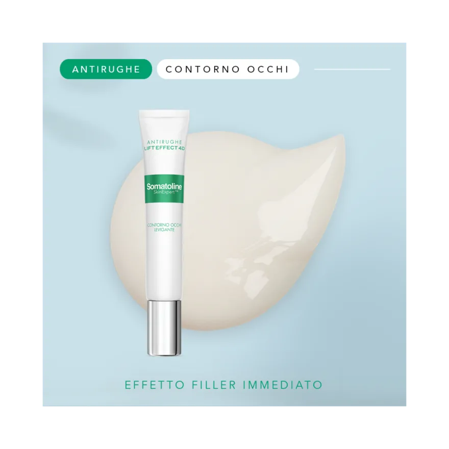Somatoline SkinExpert Lift Effect 4D Contorno Occhi Filler Antirughe 15ml