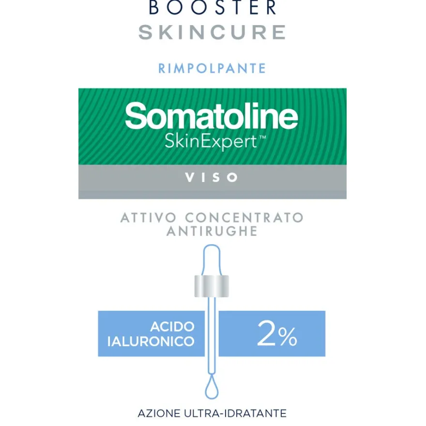 Somatoline SkinExpert Skincure Booster Antirughe Acido Ialuronico 30ml