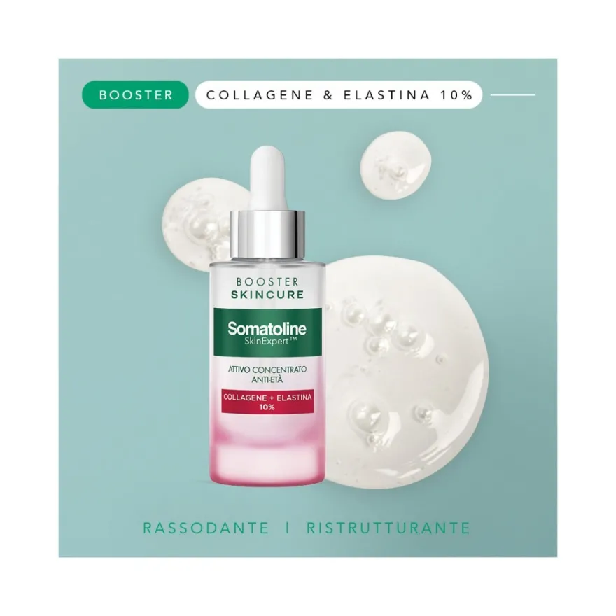 Somatoline SkinExpert Skincure Booster Ridensificante Collagene + Elastina 30ml