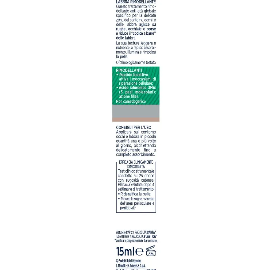 Somatoline SkinExpert Volume Effect Occhi e Labbra Levigante Anti-Age 15ml