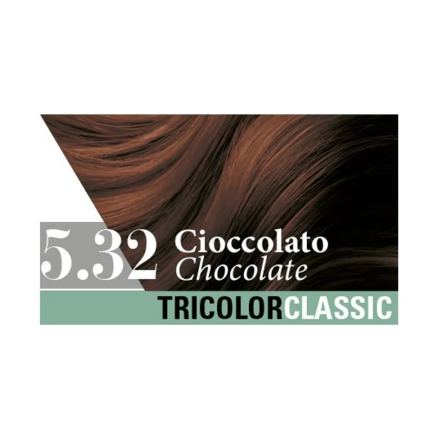 Specchiasol Tricolor Classic 5,32 Cioccolato 2 Tubi 50ml 2 Shaker 50ml + 4 Bustine 8ml