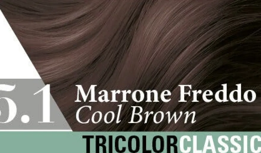 Specchiasol Tricolor Classic 5,1 Marrone Freddo 2 Tubi 50ml 2 Shaker 50ml + 4 Bustine 8ml