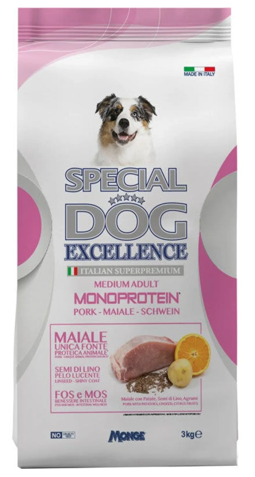 Special Dog Excellence Monoproteico Cibo Secco Manzo Per Cani Adulti 3kg