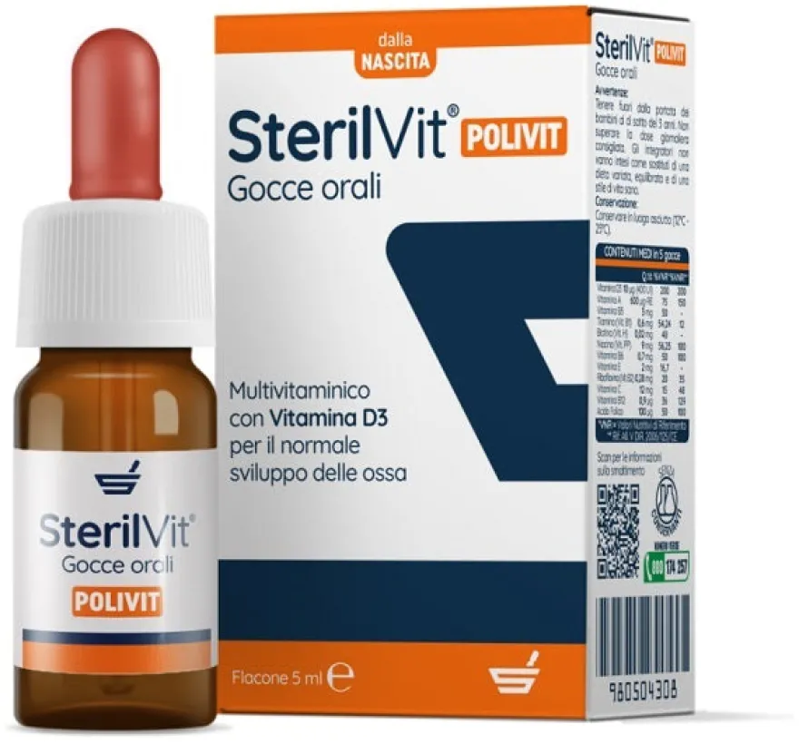 Sterilvit Polivit Gocce Orali 5ml