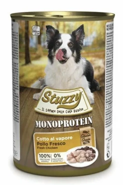Stuzzy Monoprotein Al Pollo Cibo Umido Cani Adulti Barattolo 400g