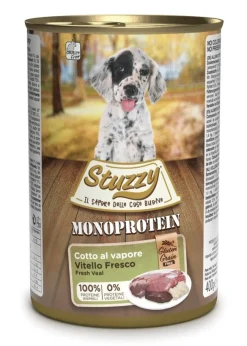 Stuzzy Monoprotein Al Vitello Per Cuccioli Barattolo 400g