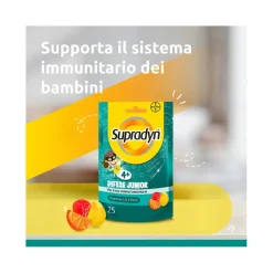 Supradyn Difese Junior Integratore Difese Immunitarie con Vitamina C D e Zinco 25 Caramelle Gommose