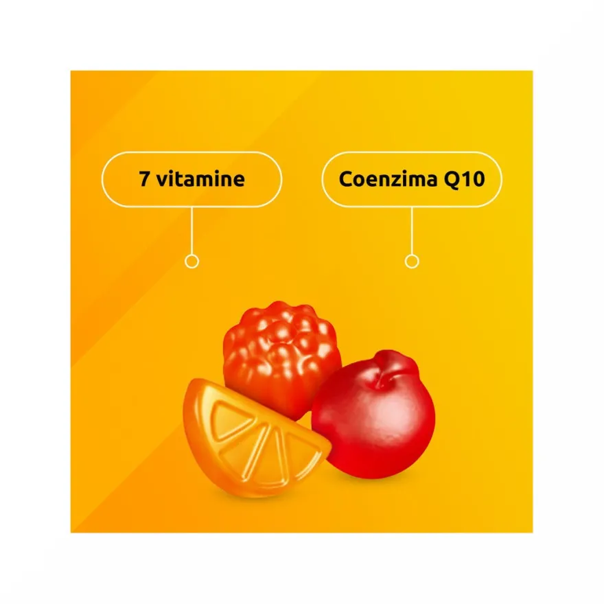 Supradyn Energy Integratore Vitamine A B C D E e Coenzima Q10 Contro la Stanchezza 70 Caramelle Gommose