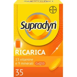 Supradyn Ricarica Integratore Multivitaminico Completo e Minerali con Coenzima Q10 35 Compresse