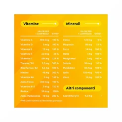 Supradyn Ricarica Integratore Multivitaminico Completo e Minerali con Coenzima Q10 60 Compresse
