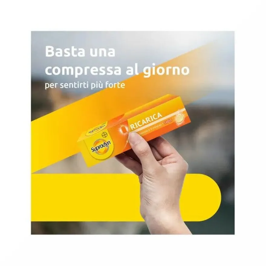 Supradyn Ricarica Integratore Multivitaminico Completo e Minerali 15 Compresse Effervescenti