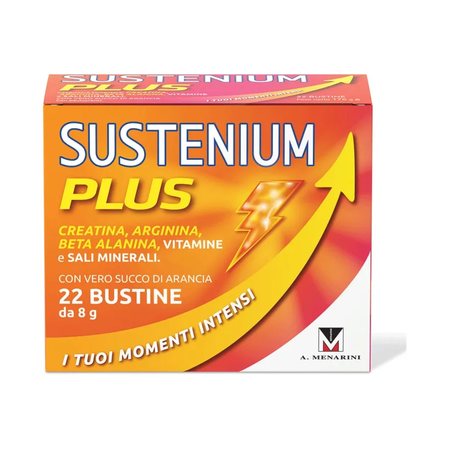 Sustenium Plus 22 Bustine - Integratore Energetico Potente