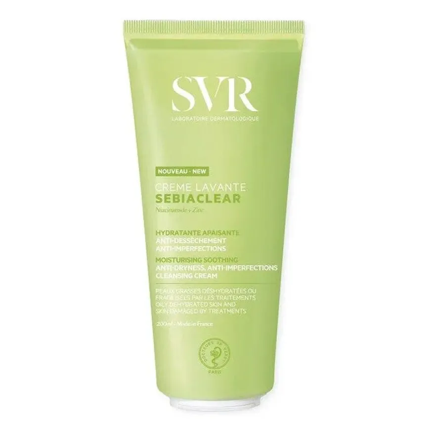 SVR Sebiaclear Creme Lavante Detergente Purificante 200ml
