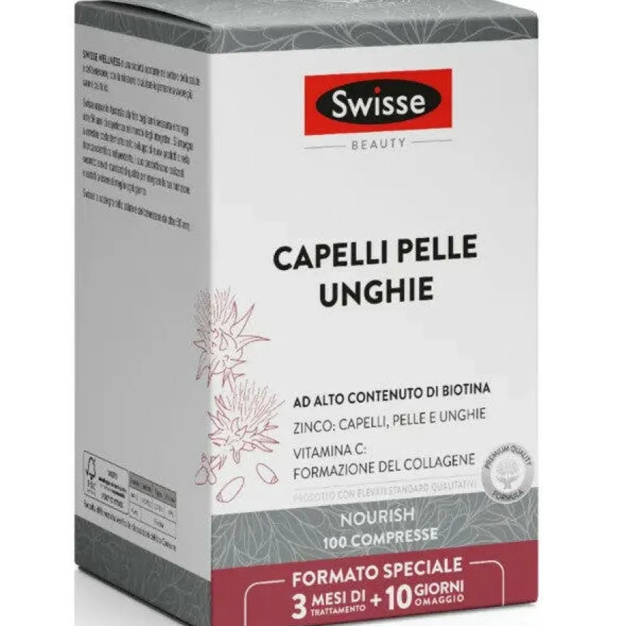 Swisse Beauty Capelli Pelle Unghie 100 Compresse