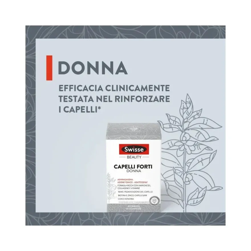 Swisse Capelli Forti Donna 30 Compresse