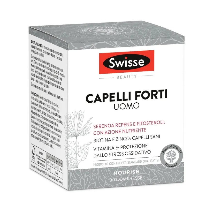 Swisse Capelli Forti Uomo 30 Compresse
