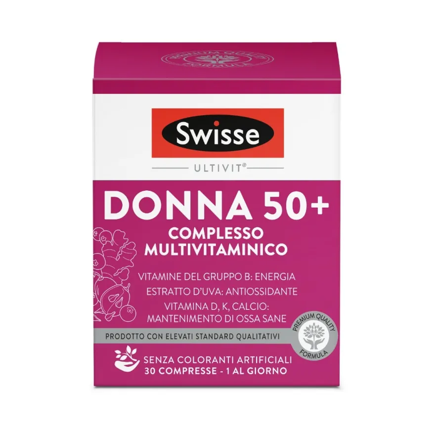 Swisse Multivitaminico Donna 50+ 30 Compresse Integratore